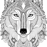 Animal Mandala Face