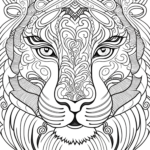 Animal Mandala Face
